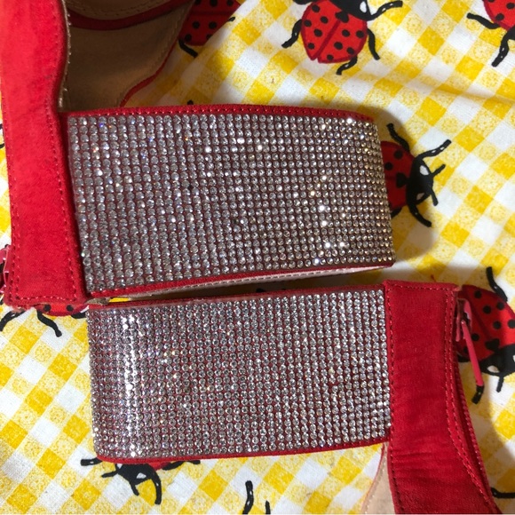 Red Stiletto with Rhinestone by Olivia Ferguson - Picture 8 of 8